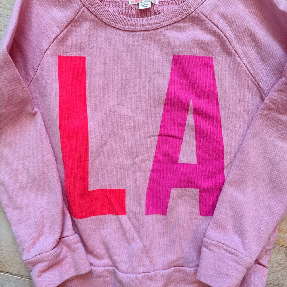 Crewcuts Pink Graphic lightweight sweatshirt